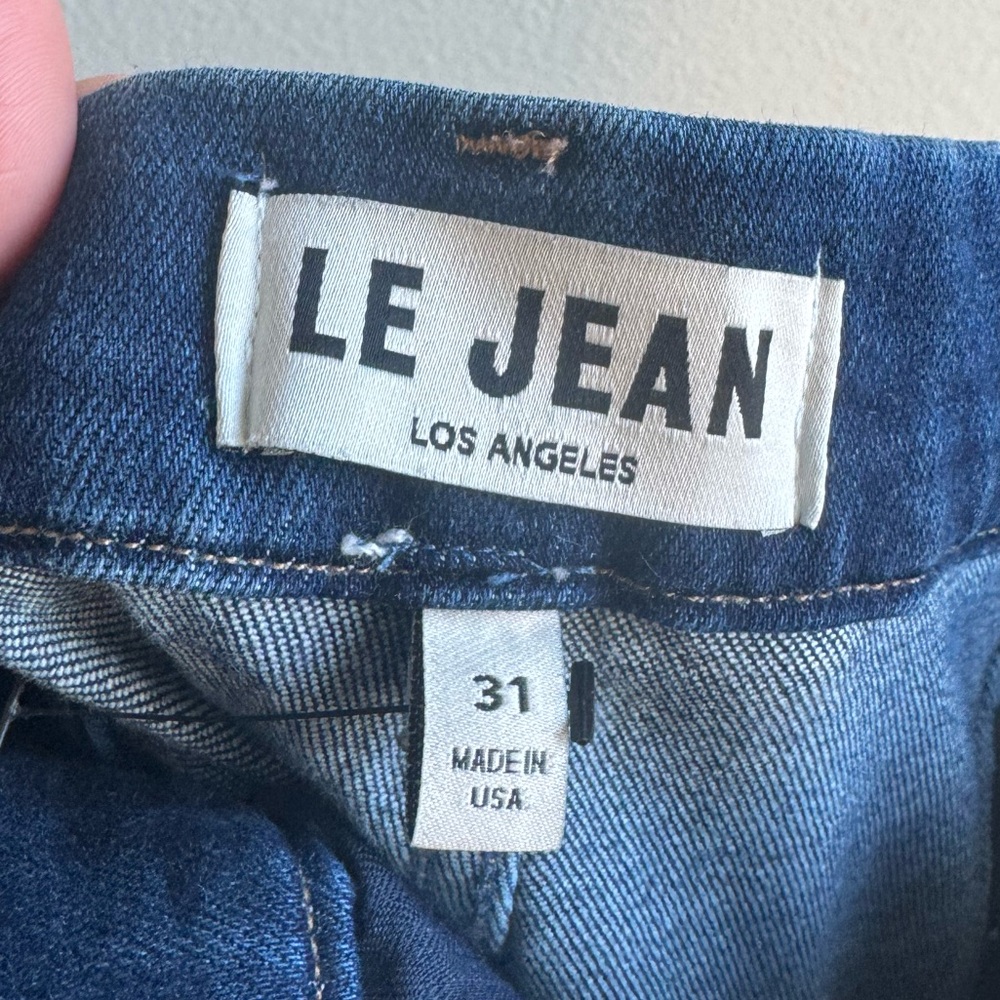Le Jean Jude Wide Leg Trousers Blue Denim Jeans Womens size 31 - Picture 6 of 7